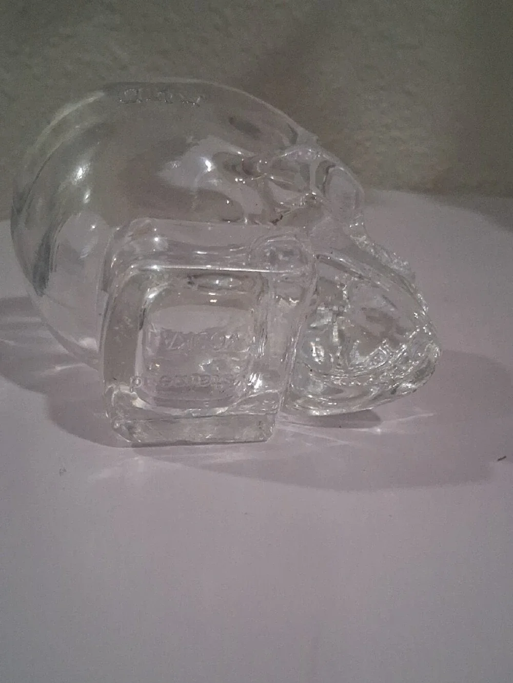 Clear Glass Skull Shot Glass - Home Accents (One)